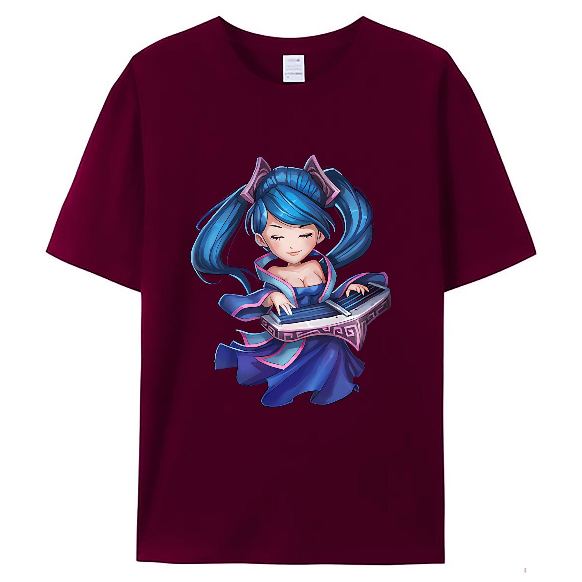 （画像用） リーグ・オブ・レジェンド League of Legends LOL レディースカジュアルプリントTシャツ（綿100％）